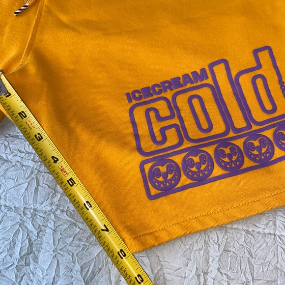 ICECREAM Disc Shorts Sz. Medium Yellow - Picture 3 of 4